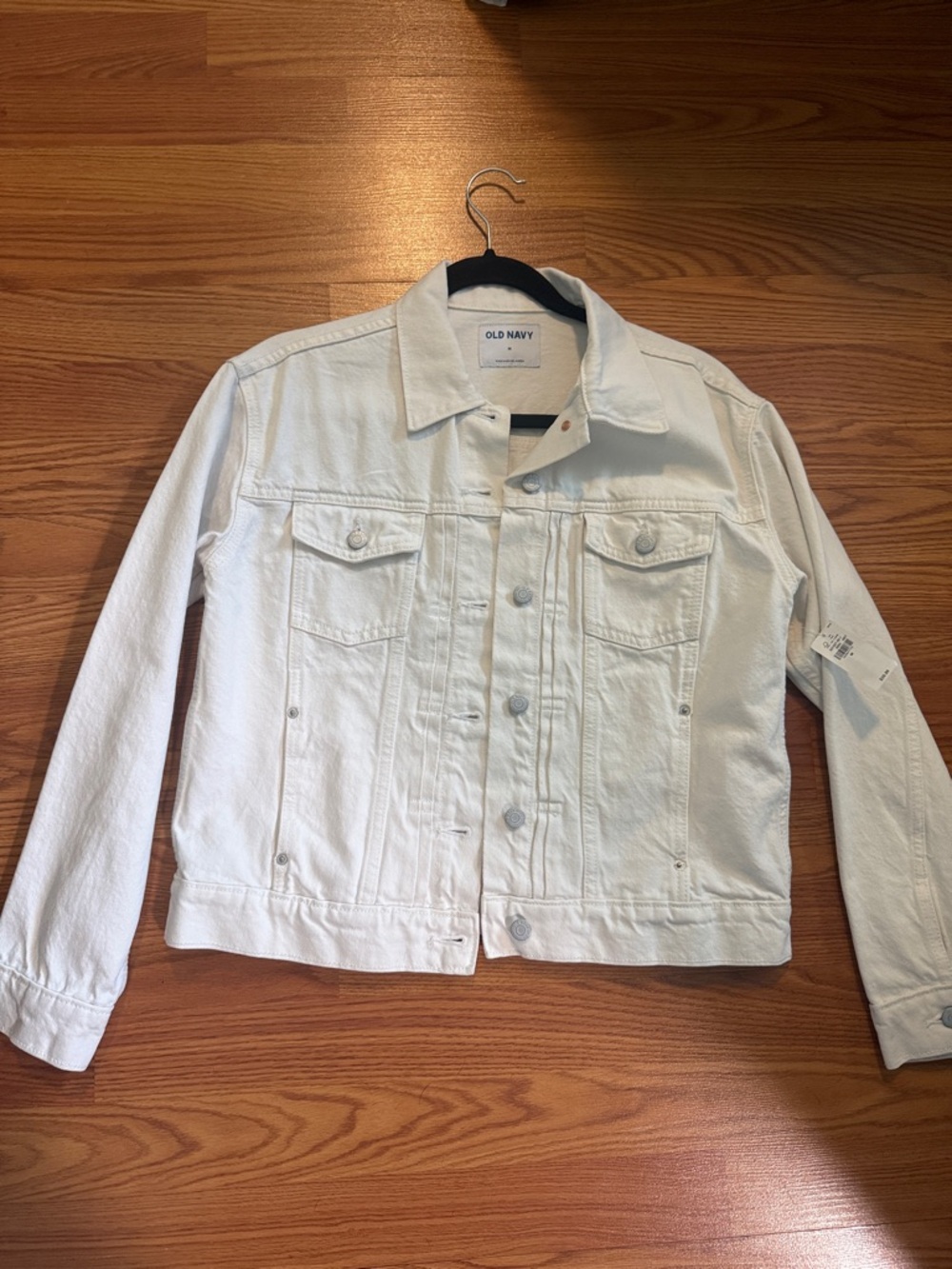 Old Navy White Denim Jean Jacket